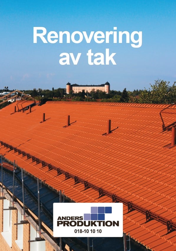 Byte av tak, BRF Lövängen Ekerö. Byte av tak på 50 bostäder - Anders Produktion